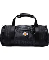 Mitchell & Ness Boys and Girls Los Angeles Lakers Hardwood Classics Satin Duffel Bag