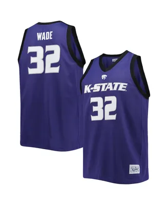 Men's Original Retro Brand Dean Wade Purple Kansas State Wildcats Alumni Commemorative Replica Basketball Jersey