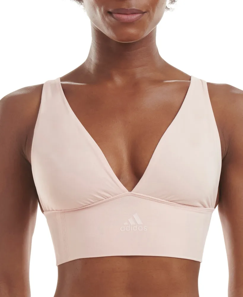 adidas Intimates Women's Longline Plunge Light Support Bra 4A7H69