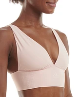 adidas Intimates Women's Longline Plunge Light Support Bra 4A7H69