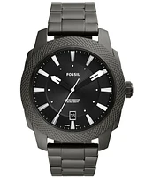 Fossil Men's Machine Quartz Gray Stainless Steel Bracelet Watch, 49mm