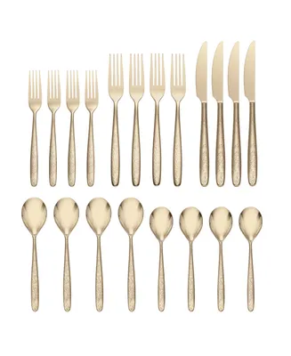 Oneida Storm Champagne 20 Piece Everyday Flatware Set, Service For 4