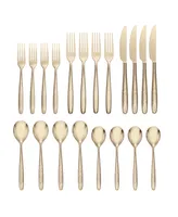 Oneida Storm Champagne 20 Piece Everyday Flatware Set, Service For 4