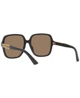 Gucci Unisex Polarized Sunglasses, GG1189S - Silver