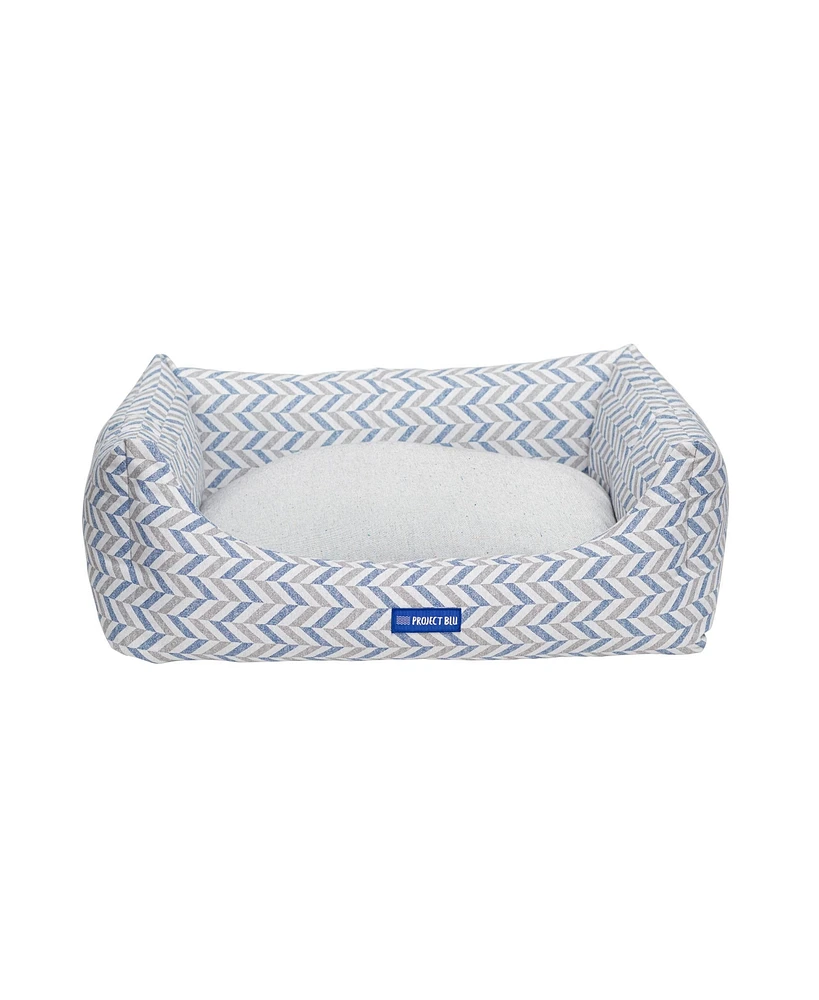 Waikiki Eco-Fabric Bolster Dog Bed - Medium