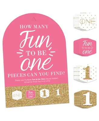 1st Birthday Girl Fun to be One First Birthday Party Hunt Hide and Find Game