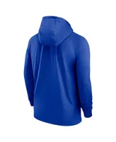 Men's Nike Blue England National Team Strike Raglan Hoodie Full-Zip Track Jacket
