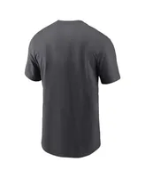 Men's Nike Charcoal Tennessee Titans Primary Logo T-shirt