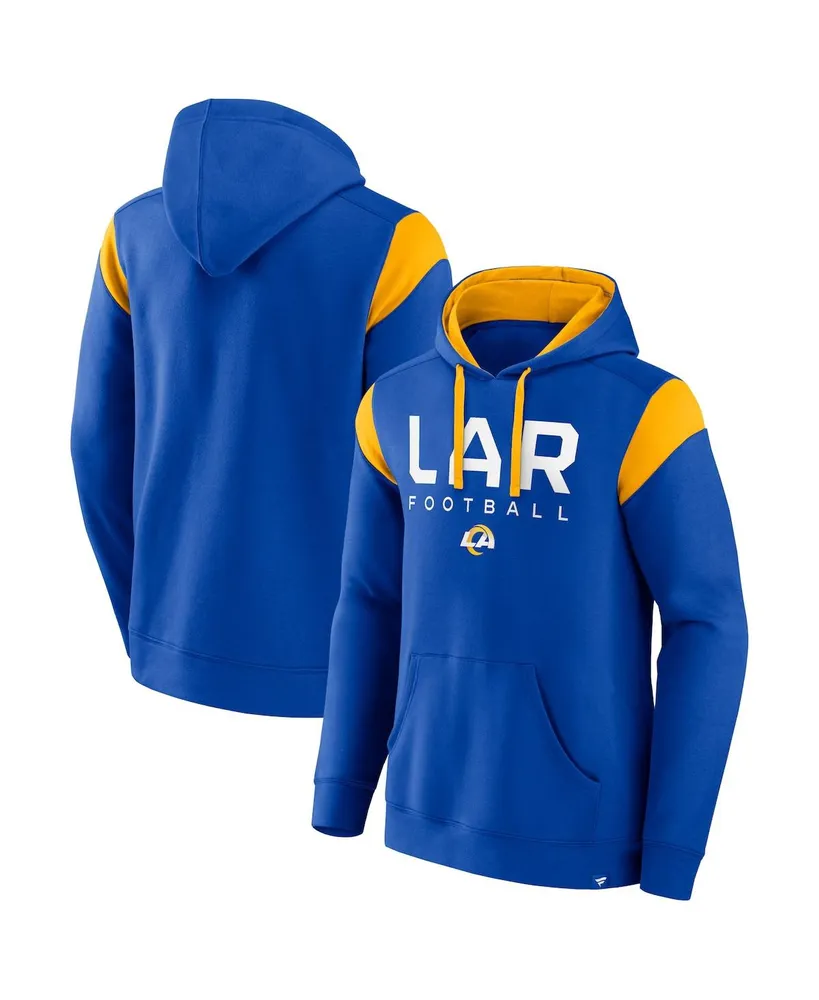 Men's Fanatics Royal Los Angeles Rams Call The Shot Pullover Hoodie