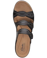 Clarks Women's Laurieann Ayla Slip-On Strappy Sandals