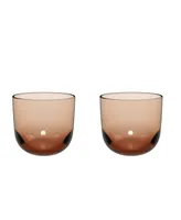 Villeroy & Boch Like Double Old Fashioned Tumbler Glasses, Set of 2