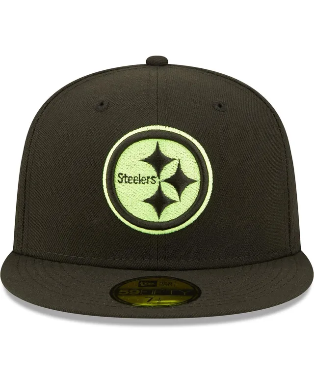 Pittsburgh Steelers SUPER BOWL XL CITRUS POP Black-Yellow Fitted