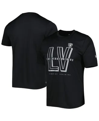 Men's New Era Black Las Vegas Raiders Scrimmage T-shirt