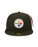 Men's New Era X Alpha Industries Black Pittsburgh Steelers 59Fifty Fitted Hat