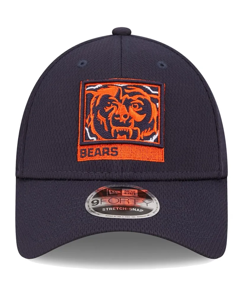 Men's New Era Navy Chicago Bears A-Frame 9Forty Snapback Hat
