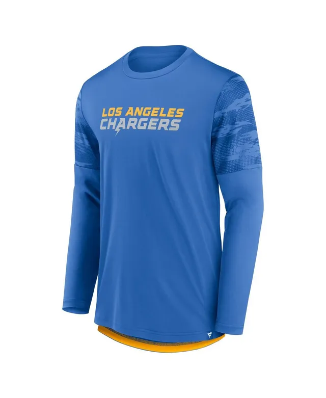 Men's Fanatics Branded Powder Blue Los Angeles Chargers Victory Arch T-Shirt