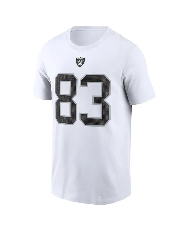 Men's Majestic Threads Darren Waller Cream/Black Las Vegas Raiders Player  Name & Number Raglan 3/4-Sleeve T-Shirt