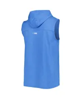 Men's Msx by Michael Strahan Powder Blue Los Angeles Chargers Relay Sleeveless Pullover Hoodie