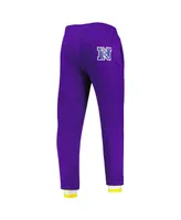 Men's Starter Purple Minnesota Vikings Blitz Fleece Jogger Pants