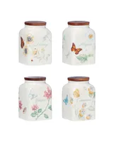 Lenox Butterfly Meadow Assorted Spice Jars, Set Of 4