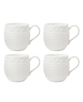 Lenox Wicker Creek Mugs, Set Of 4