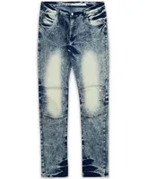 Reason Men's Big and Tall Craft Medium Rinse Denim Jeans