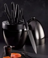 Cuisine::pro Id3 Black Samurai the Egg Knife Block Set, 9 Piece