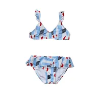 Toddler, Child Girls Beach Bounce Sustainable Frilled Bikini