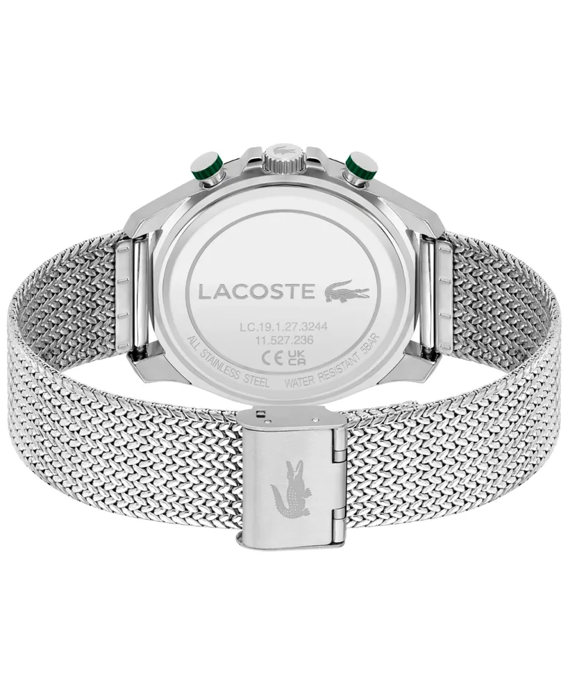 Lacoste Men's Neoheritage Stainless Steel Mesh Bracelet Watch 42mm