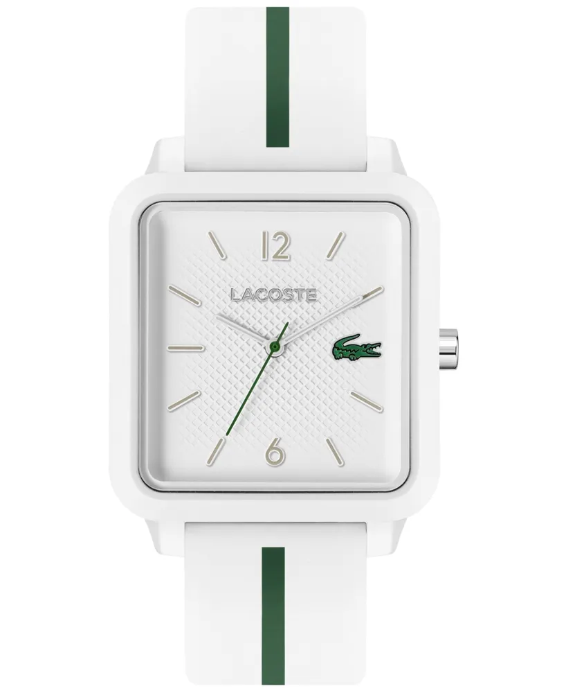 Lacoste Men's Studio Silicone Strap Watch 36mm x 38mm