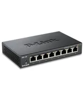 D-Link Dgs-108 Switch 8-Port Gigabit QoS Switch Metal Chassis Jumbo Frames