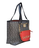 bebe Women's James Tote Bag, 2 Piece