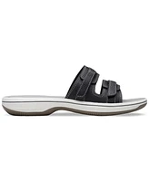 Clarks Women's Cloudsteppers Breeze Piper Comfort Slide Sandals