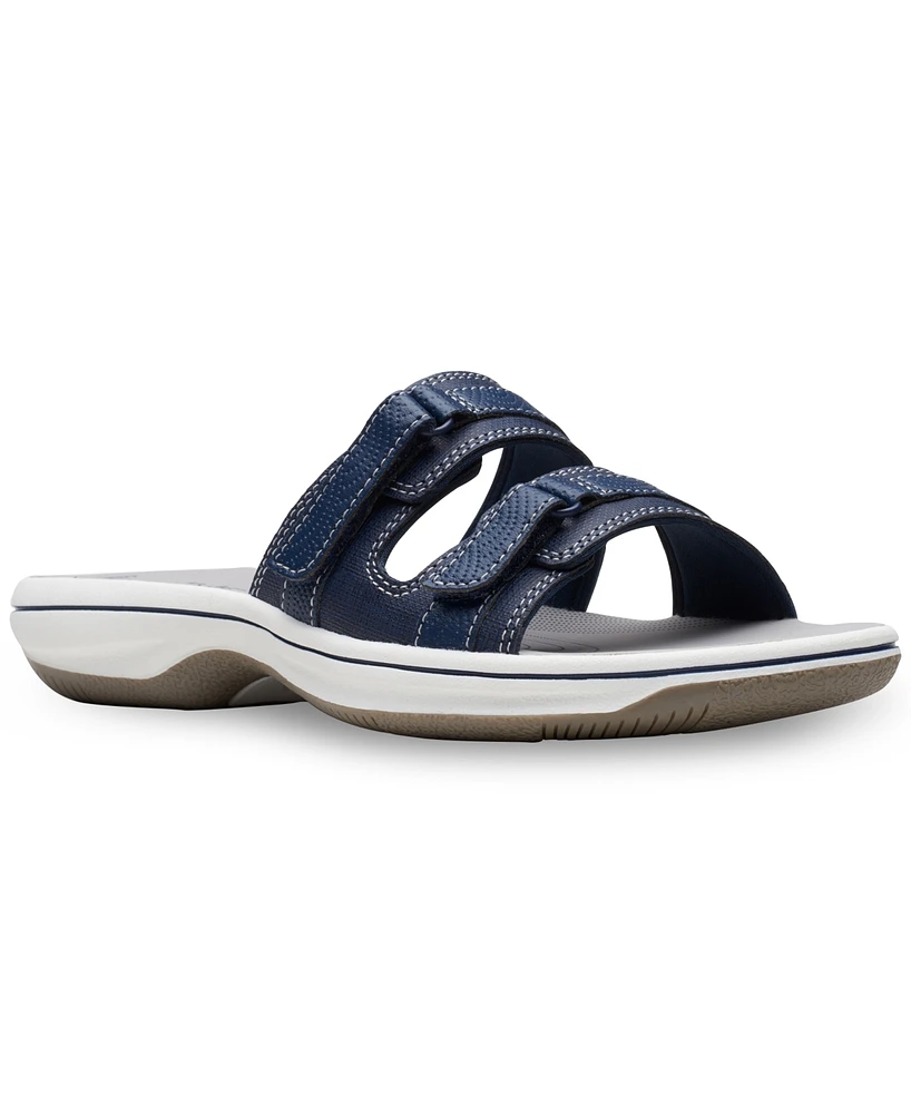 Clarks Women's Cloudsteppers Breeze Piper Comfort Slide Sandals