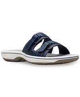 Clarks Women's Cloudsteppers Breeze Piper Comfort Slide Sandals
