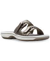 Clarks Women's Cloudsteppers Breeze Piper Comfort Slide Sandals