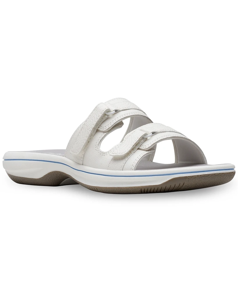 Clarks Women's Cloudsteppers Breeze Piper Comfort Slide Sandals