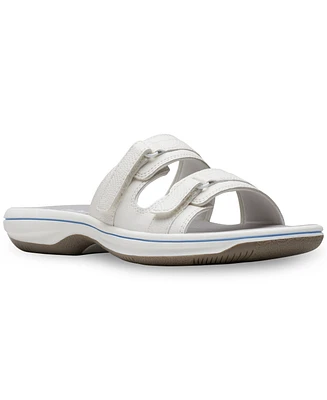 Clarks Women's Cloudsteppers Breeze Piper Comfort Slide Sandals