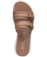 Clarks Women's Cloudsteppers Breeze Piper Comfort Slide Sandals