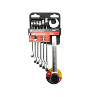 Powerbuilt 7 Piece Sae 100 Tooth Ratcheting Wrench Set