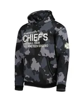 Men's The Wild Collective Black Denver Broncos Camo Pullover Hoodie