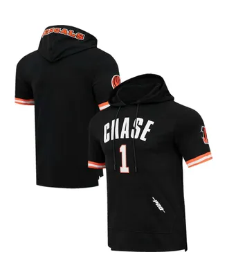 Men's Pro Standard Ja'Marr Chase Black Cincinnati Bengals Player Name and Number Hoodie T-shirt