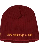 Infant Boys and Girls New Era Burgundy Washington Commanders Mini Fan Beanie