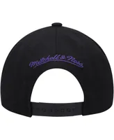 Men's Mitchell & Ness Black Sacramento Kings Side Core 2.0 Snapback Hat