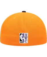 Men's Mitchell & Ness Orange, Black Phoenix Suns Hardwood Classics 40th Anniversary Team Side Fitted Hat