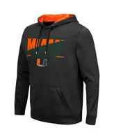 Colosseum Men's Miami Hurricanes Slash Stack 2.0 Pullover Hoodie