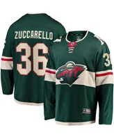 Men's Fanatics Mats Zuccarello Green Minnesota Wild Team Color Breakaway Player Jersey