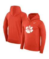 Men's Nike Orange Clemson Tigers Performance Pullover Hoodie