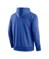 Men's Nike Royal Duke Blue Devils Logo Stack Performance Full-Zip Hoodie