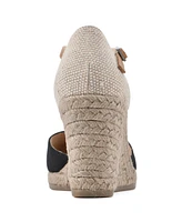 White Mountain Women's Mamba Espadrille Wedges